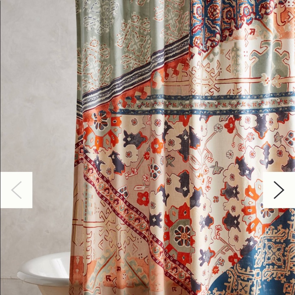 Anthropologie Risa Boho Shower curtain